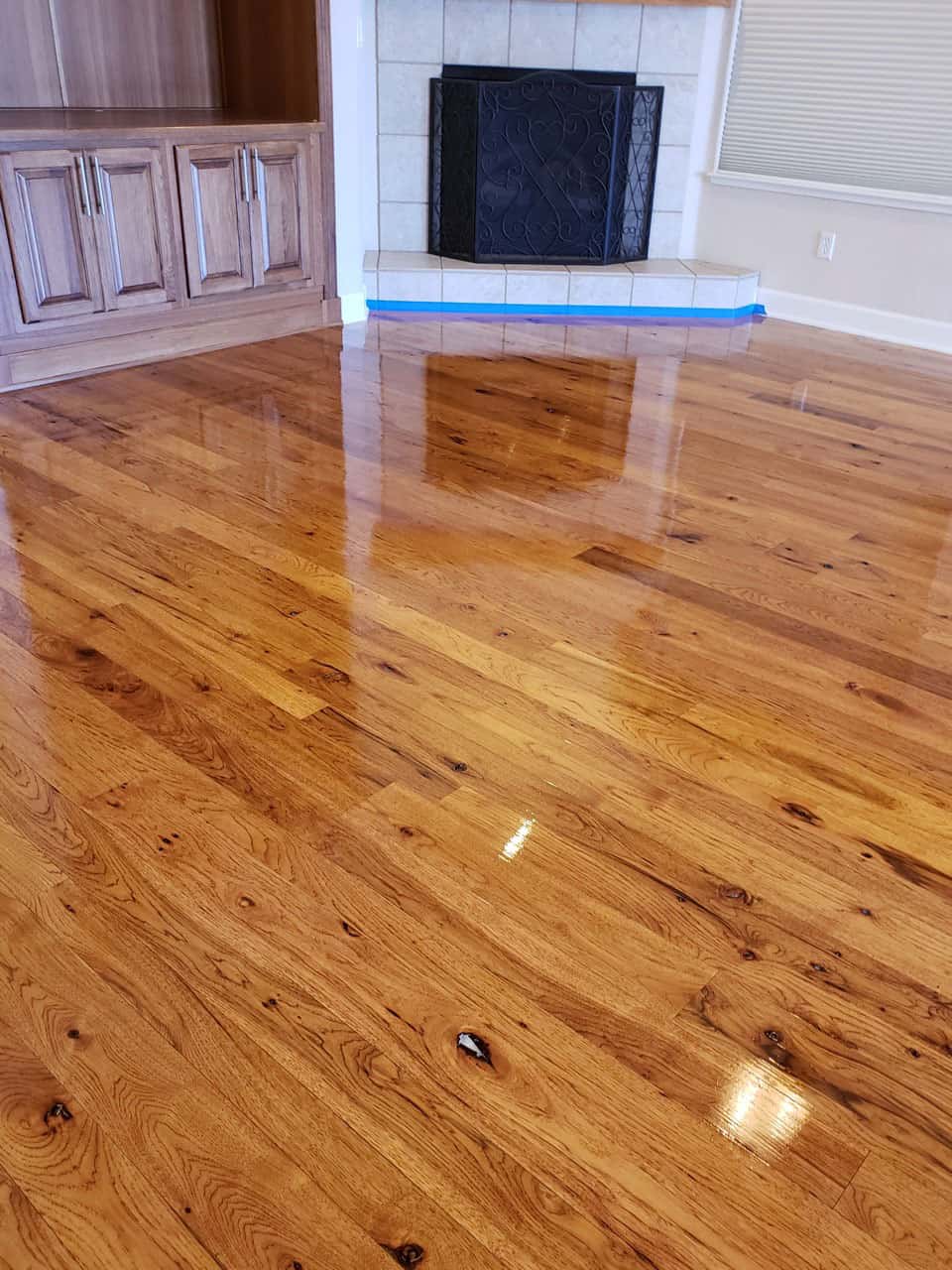 Wet Hardwood Floor After Recoat